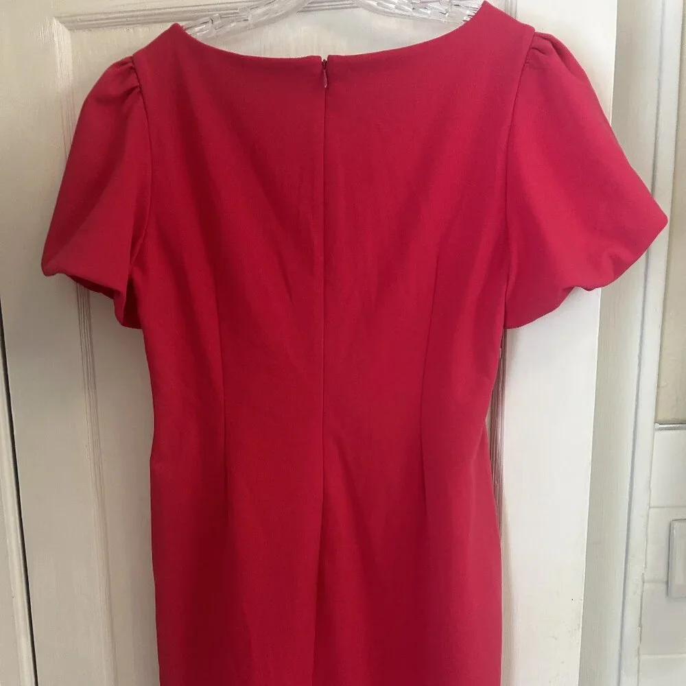 DKNY Women's Short Sleeve Side Ruched Dress, Sz 16, PreOwned - Picture 5 of 10